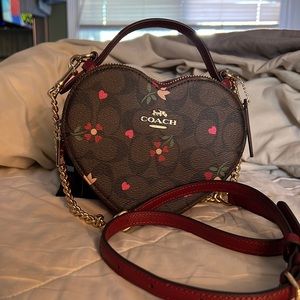 Coach heart purses